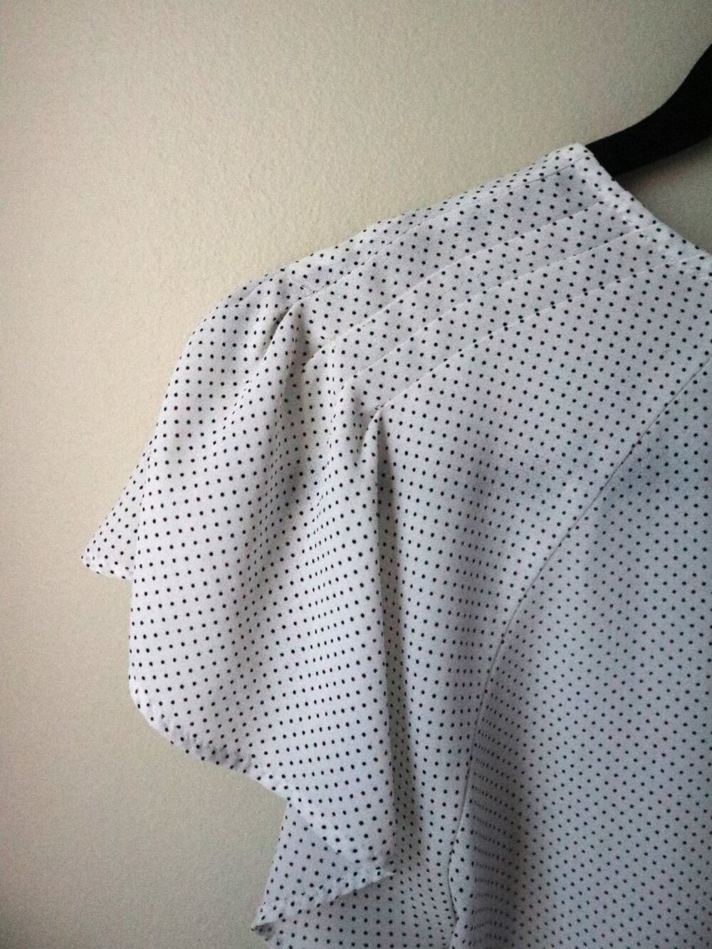 H&M Polka Dot Blouse (Short sleeve, v-neck, feminine)